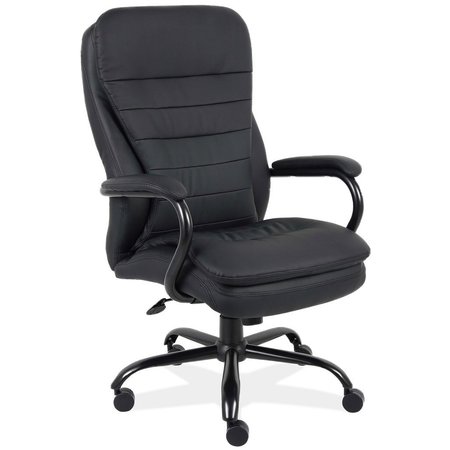 OFFICESOURCE OS Big & Tall Collection Big and Tall Executive High Back with Black Frame 991VBK